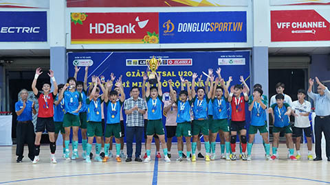  Thái Sơn Nam vô địch giải futsal U20 Thành phố Hồ Chí Minh mở rộng 2025